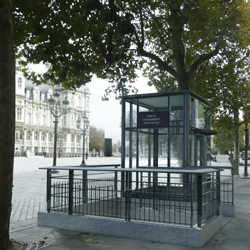 Futur édicule ascenseur parking Hôtel de Ville