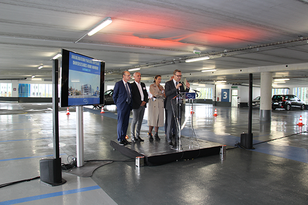 Inauguration parking Henri Mondor