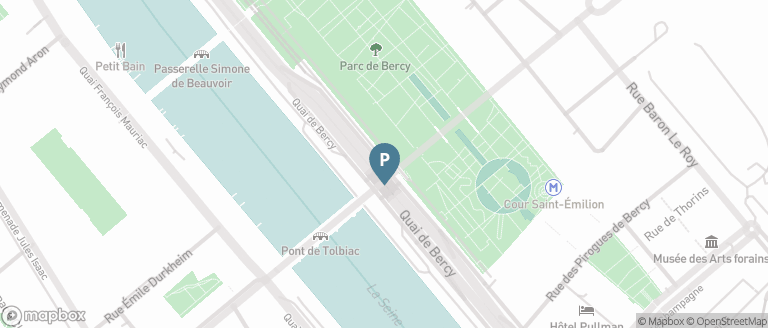Carte parking Saemes Bercy Seine