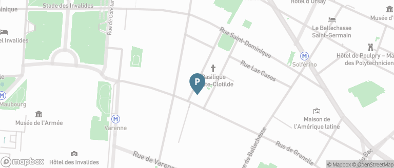 Carte parking Saemes Champagny