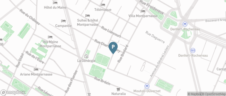 Carte parking Saemes Mairie du 14