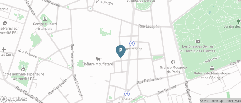 Carte parking Saemes Monge