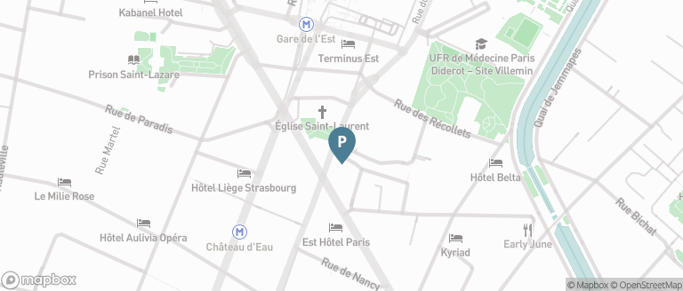 Carte parking Saemes Recollets