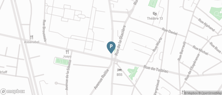 Carte parking Saemes Hôpital Sainte Anne