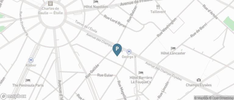 Carte parking Champs Elysées Desktop