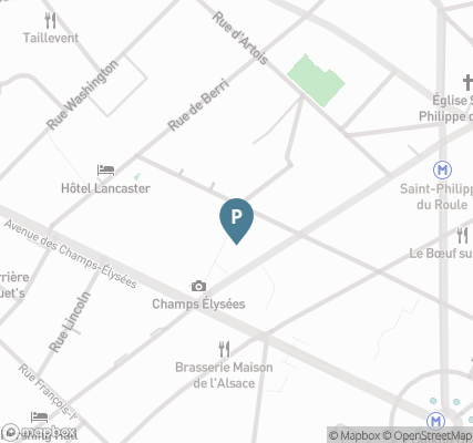 Carte parking Champs Elysées Mobile
