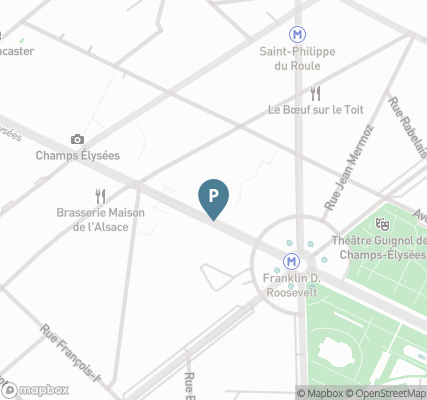 Carte parking George V Mobile