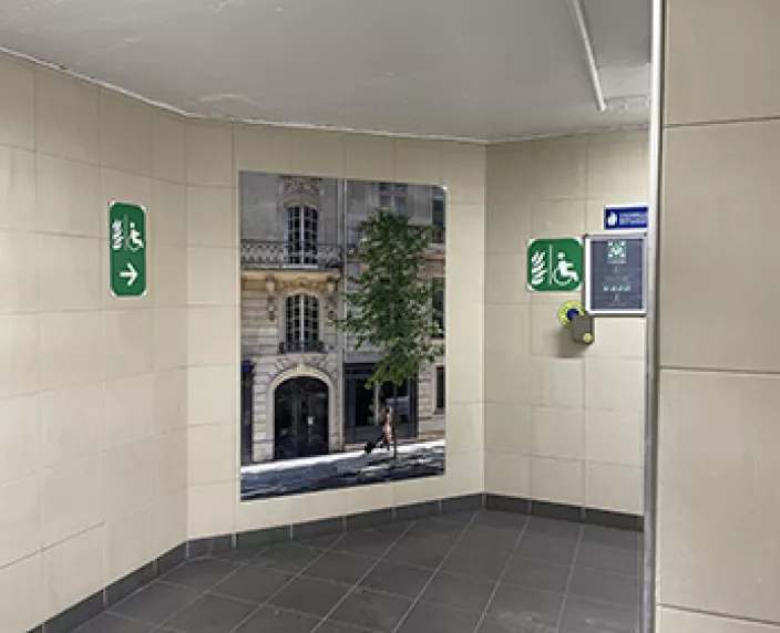 Décoration parking Bac Montalembert