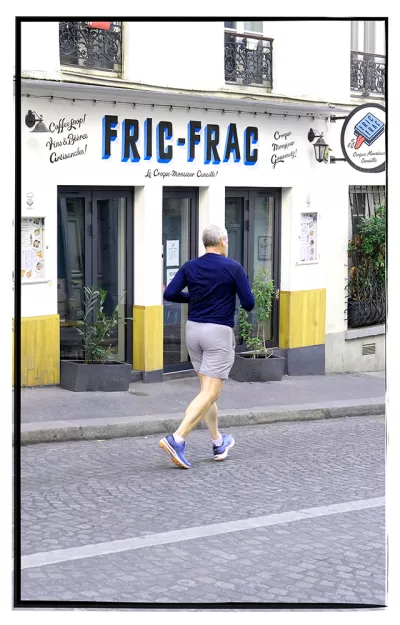 Jogging. Running gourmand