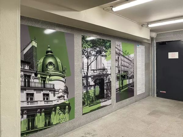 Décoration Courcelles parking Haussmann Berri