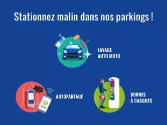 Stationnez malin dans nos parkings