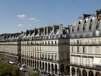 Vue de la rue de Rivoli