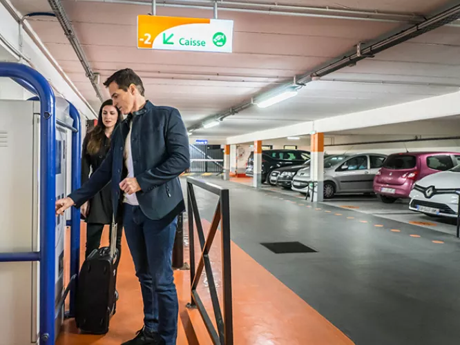 Parking Reuilly Diderot - Caisse automatique