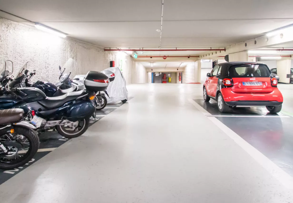 parking Hector Malot motos