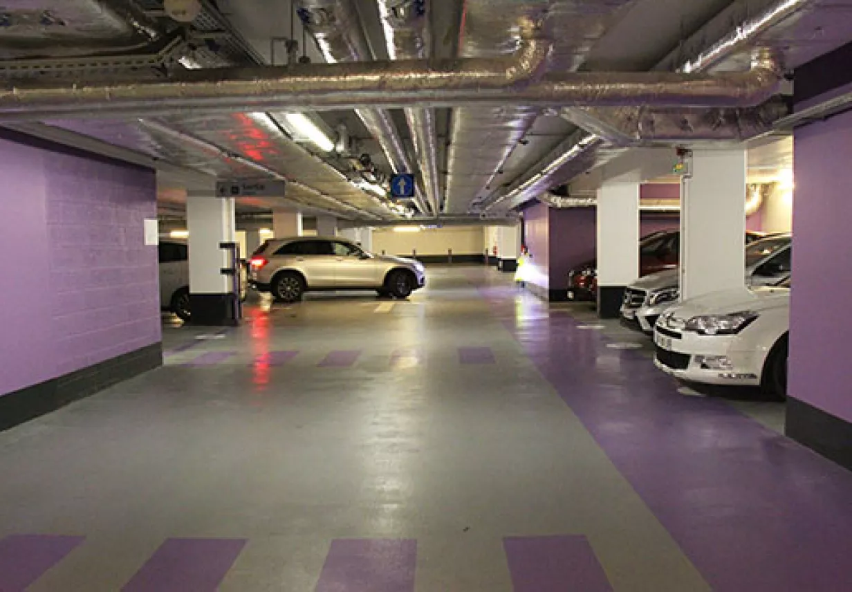 parking St Anne - intérieur