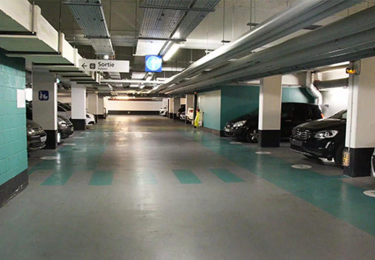 parking St Anne - intérieur