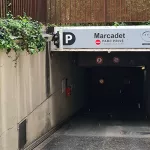 Parking Marcadet entrée