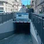 Entrée parking Prony