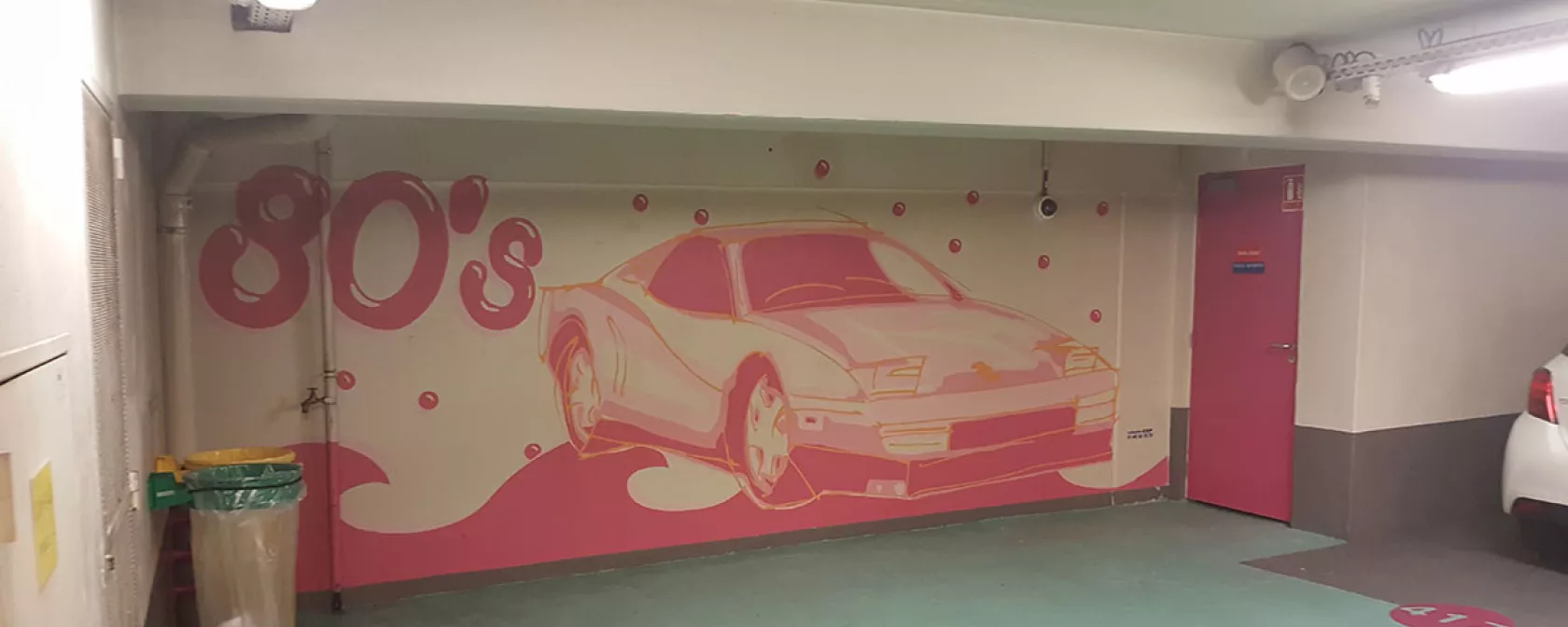 Parking Mairie du 17ème - Décoration